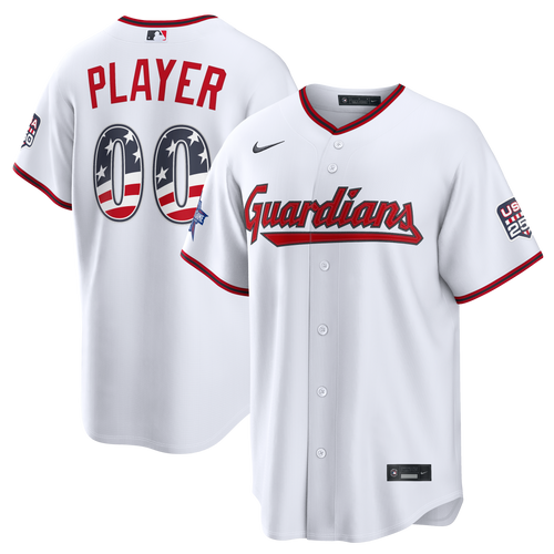 2026 All-Star Edition Stars & Stripes Men's Cleveland Guardians Nike White Stadium Pick-A-Player Jersey - 2