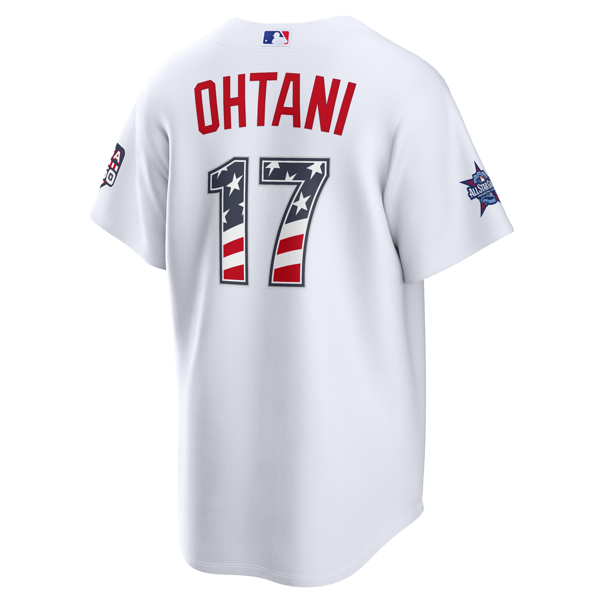 2026 All-Star Edition Stars & Stripes Men's Los Angeles Dodgers Shohei Ohtani Nike White Stadium Jersey - 4