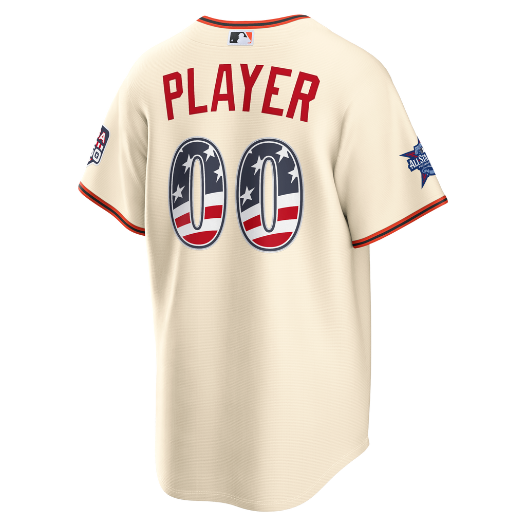 2026 All-Star Edition Stars & Stripes Men's San Francisco Giants Nike Cream Stadium Pick-A-Player Jersey - 4