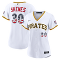 2026 All-Star Edition Stars & Stripes Women's Pittsburgh Pirates Paul Skenes Nike White Stadium Jersey