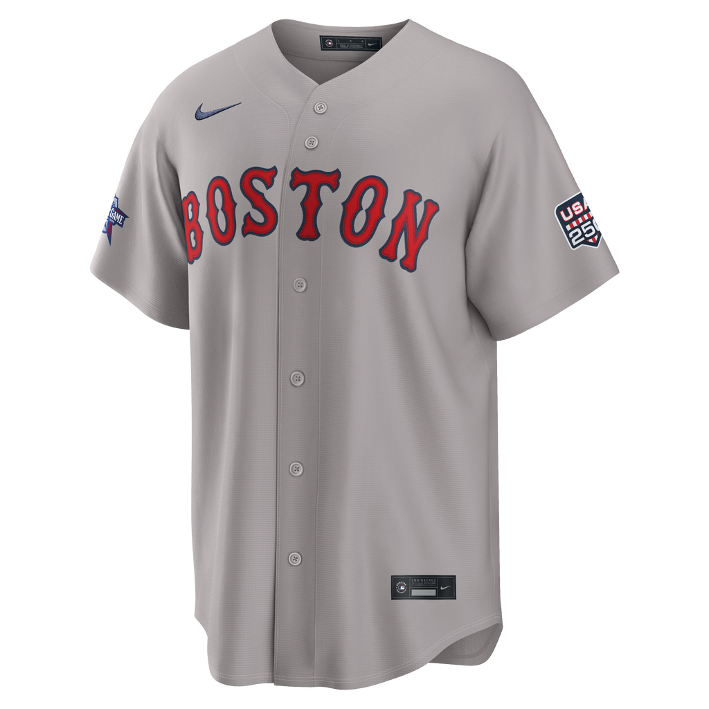 2026 All-Star Game Men's Boston Red Sox Aroldis Chapman Nike Gray Replica Jersey - 3
