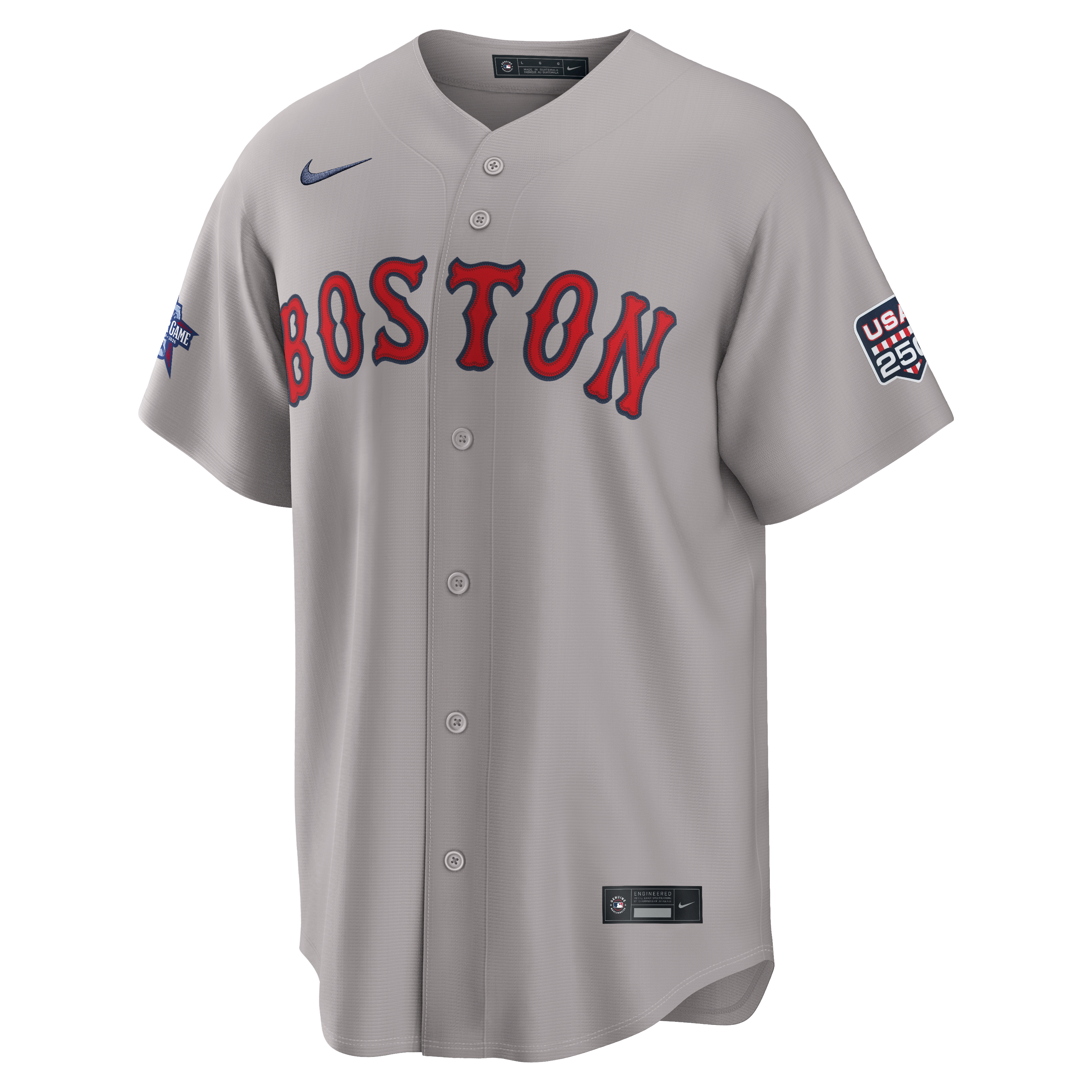 2026 All-Star Game Men's Boston Red Sox Aroldis Chapman Nike Gray Replica Jersey - 3