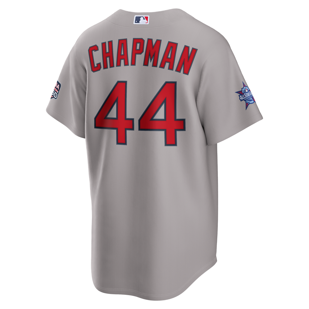 2026 All-Star Game Men's Boston Red Sox Aroldis Chapman Nike Gray Replica Jersey - 4