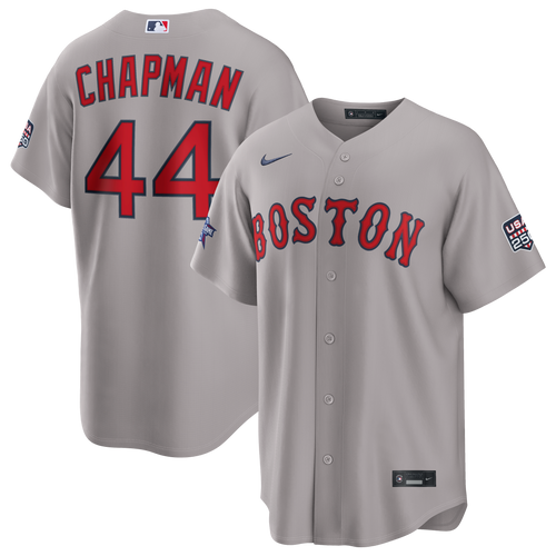 2026 All-Star Game Men's Boston Red Sox Aroldis Chapman Nike Gray Replica Jersey