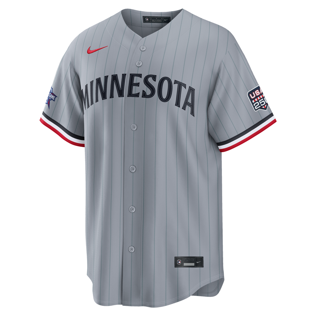 2026 All-Star Game Men's Minnesota Twins Byron Buxton Nike Gray Replica Jersey - 3