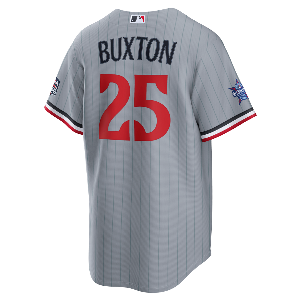 2026 All-Star Game Men's Minnesota Twins Byron Buxton Nike Gray Replica Jersey - 4