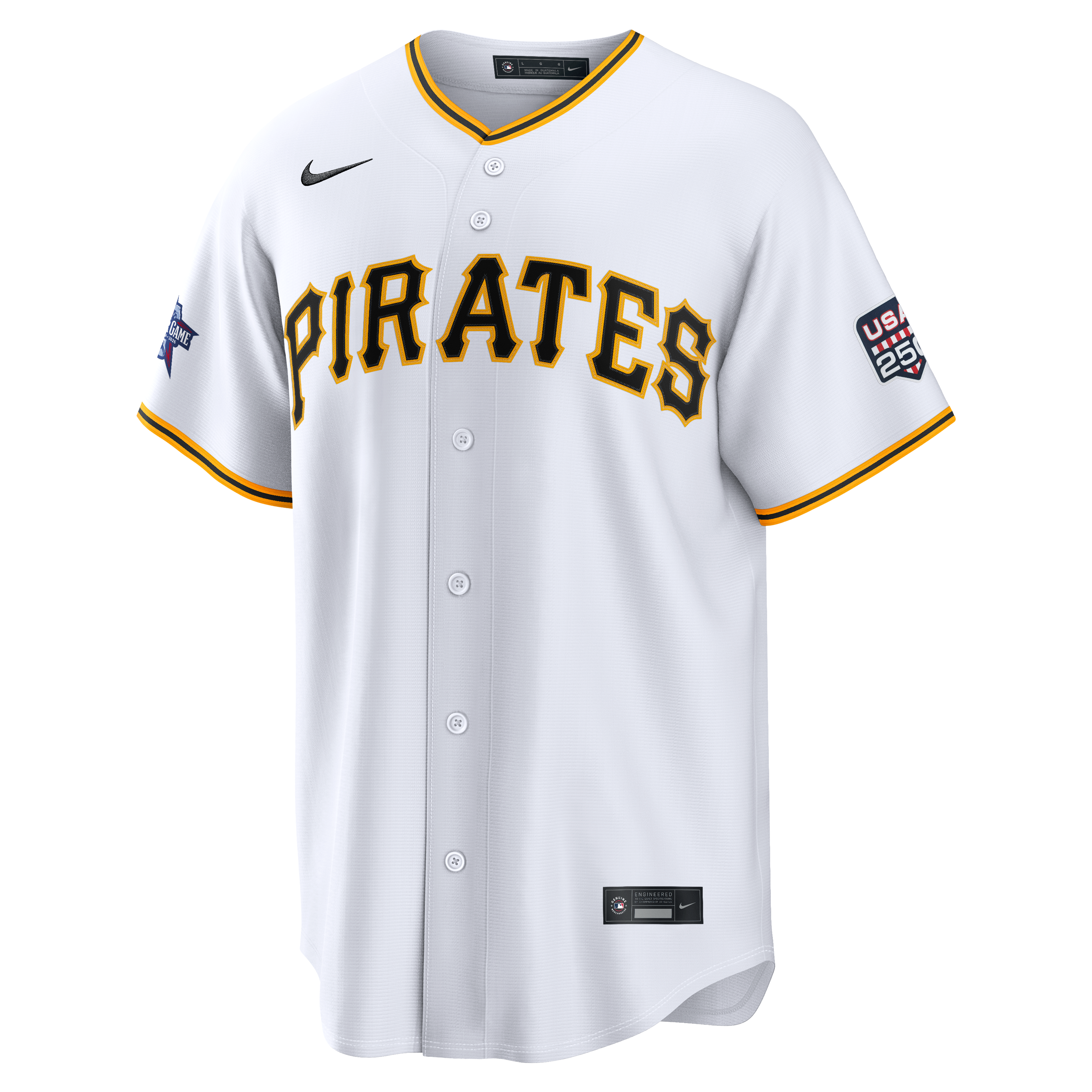 2026 All-Star Game Men's Pittsburgh Pirates Paul Skenes Nike White Replica Jersey - 3