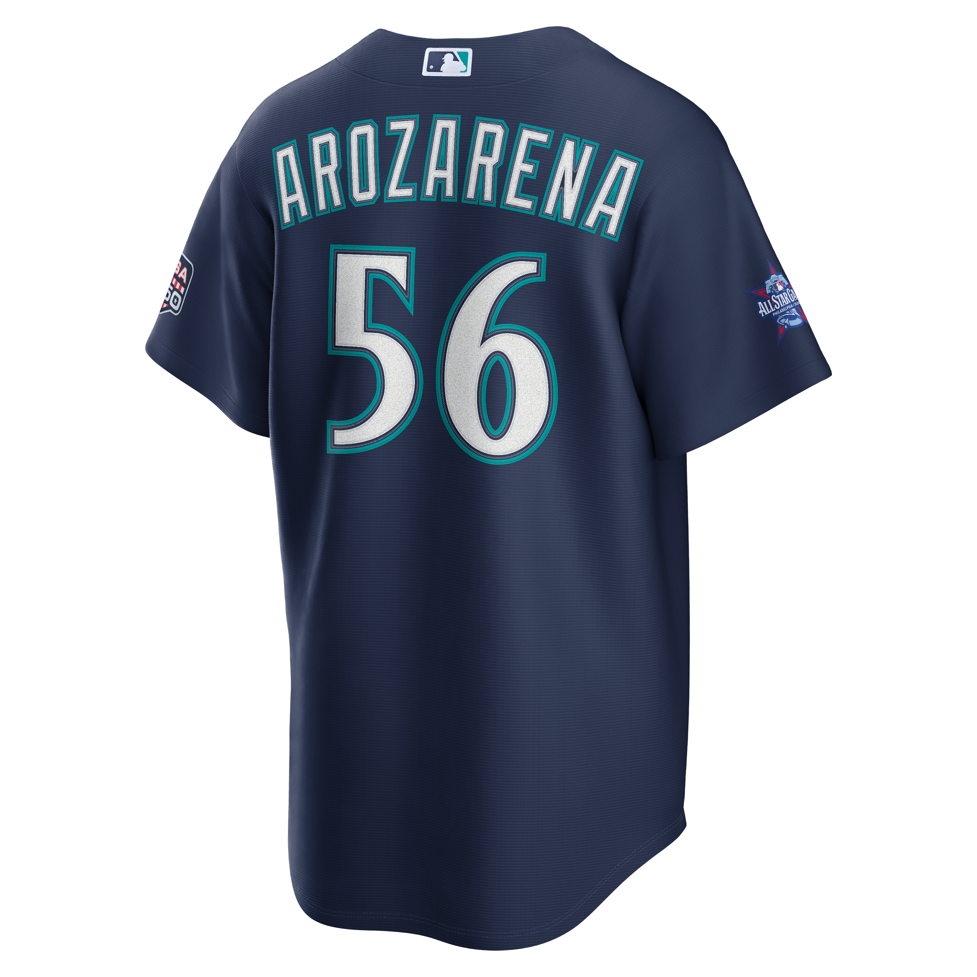 2026 All-Star Game Men's Seattle Mariners Randy Arozarena Nike Navy Replica Jersey - 4