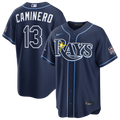 2026 All-Star Game Men's Tampa Bay Rays Junior Caminero Nike Navy Replica Jersey