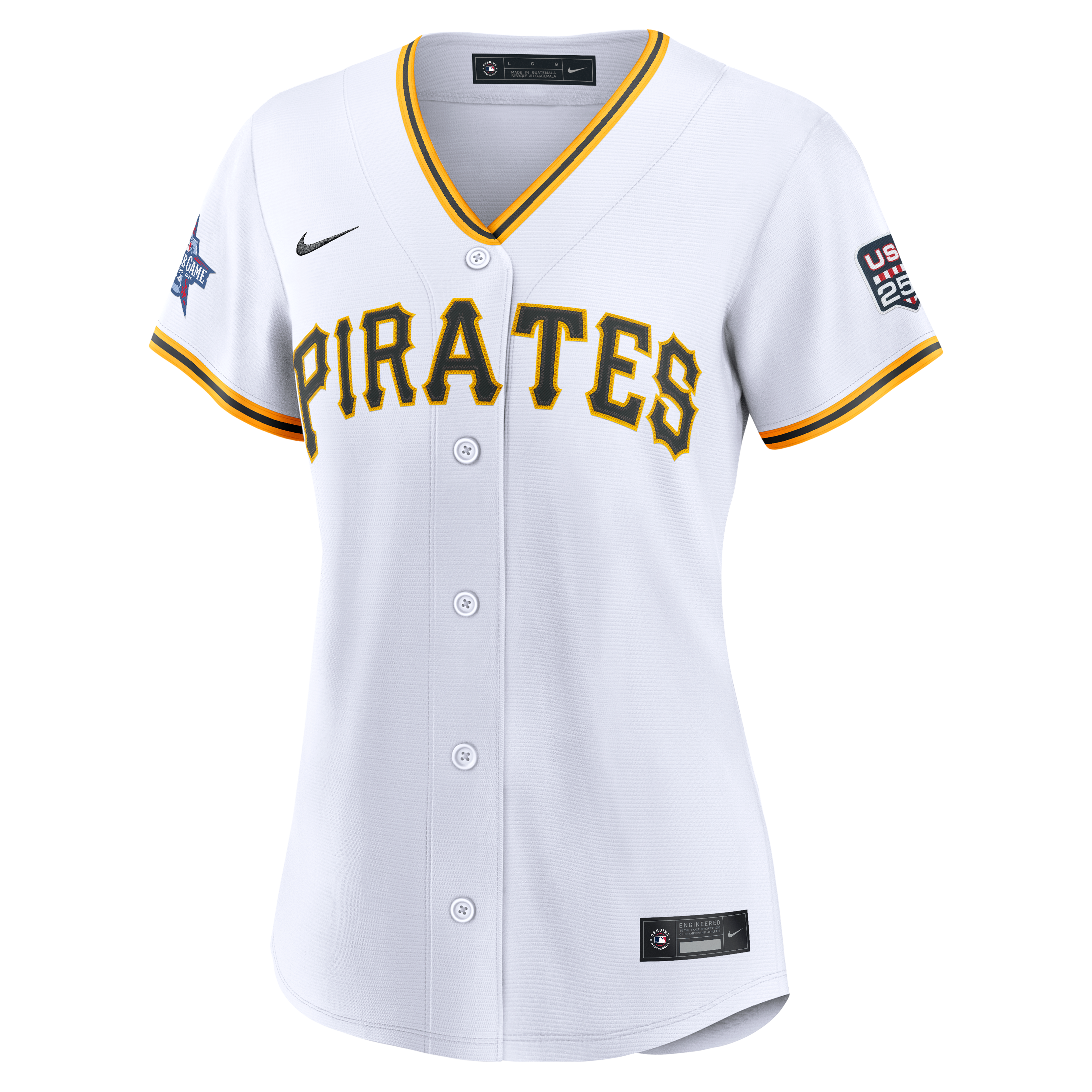 2026 All-Star Game Women's Pittsburgh Pirates Paul Skenes Nike White Replica Jersey - 3