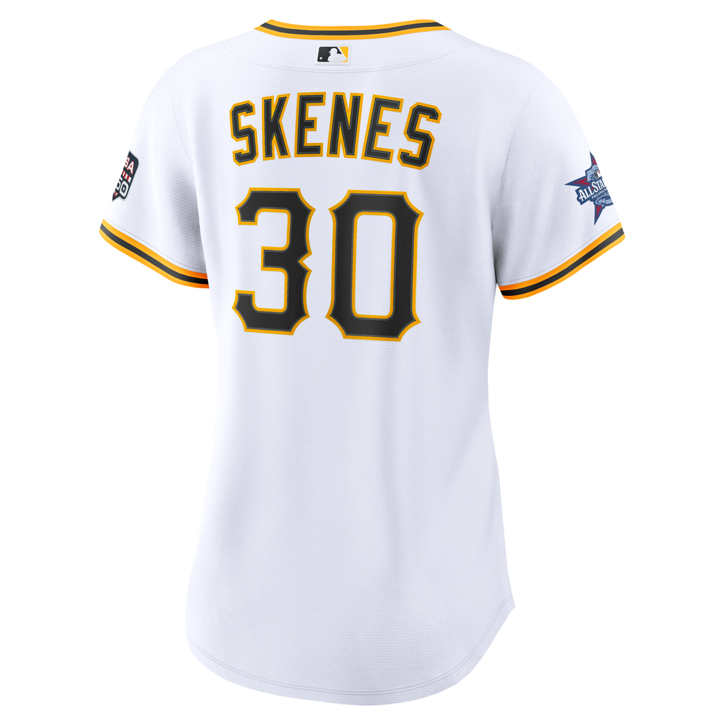 2026 All-Star Game Women's Pittsburgh Pirates Paul Skenes Nike White Replica Jersey - 4