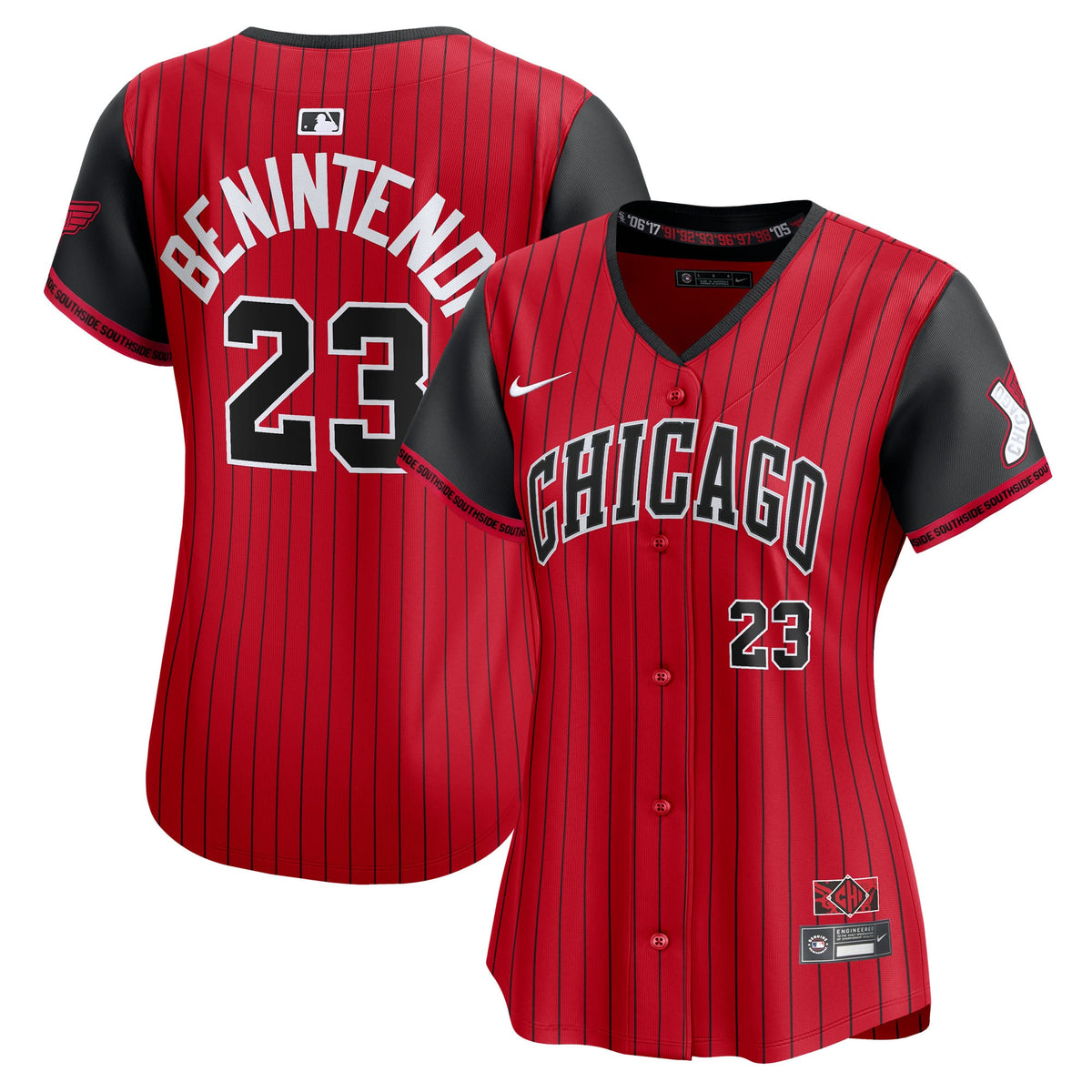 Women's Chicago White Sox Andrew Benintendi Nike Red/Black 2025 City Connect Limited Player Jersey - 2