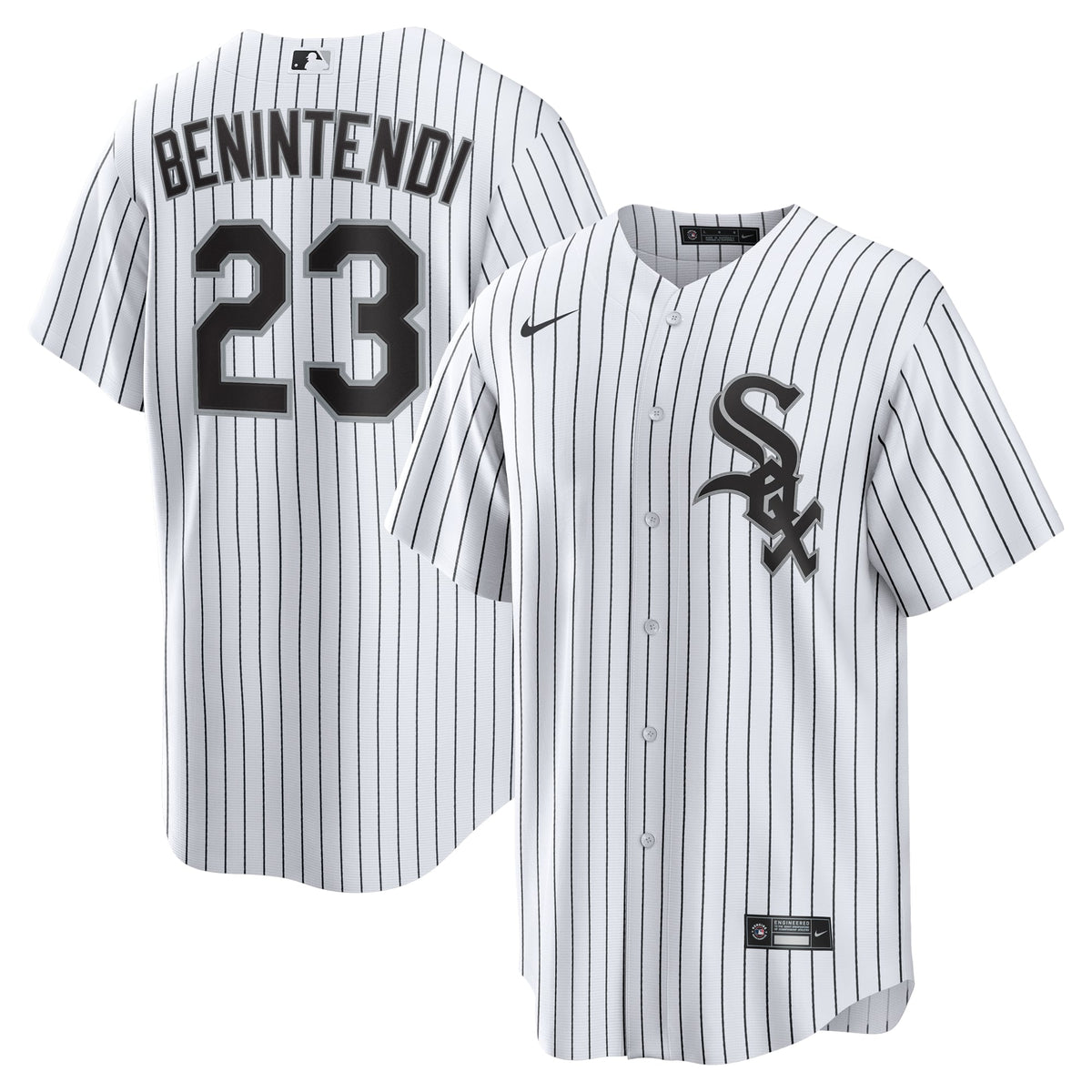Men's Chicago White Sox Andrew Benintendi Nike White/Black Home Official Player Jersey