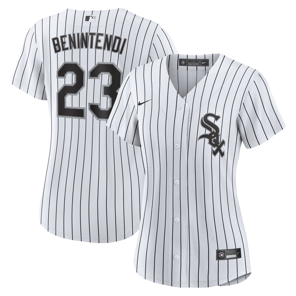 Women's Chicago White Sox Andrew Benintendi Nike White/Black Home Official Player Jersey