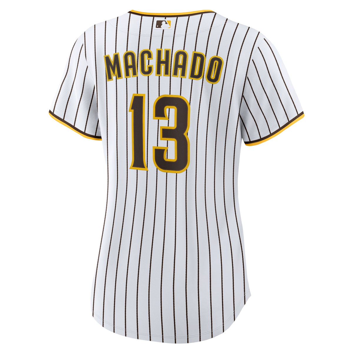 Women's San Diego Padres Manny Machado Nike White/Brown Home Replica Player Jersey - 4