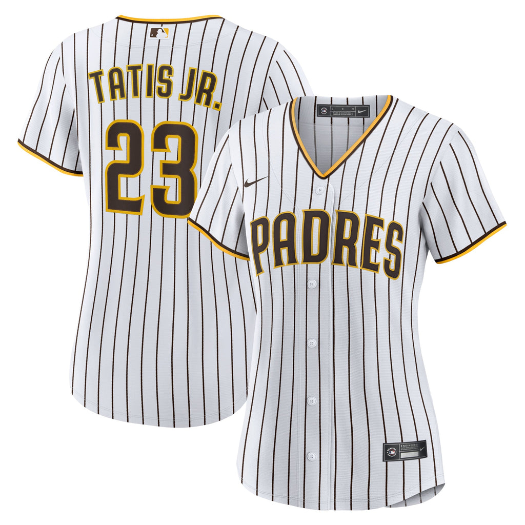 Women's San Diego Padres Fernando Tatís Jr. Nike White/Brown Home Replica Player Jersey - 2