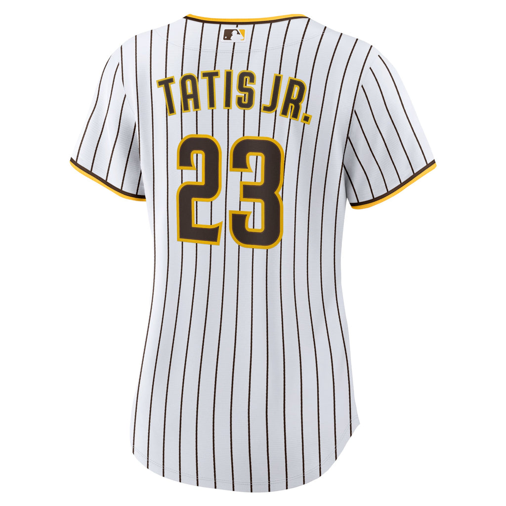 Women's San Diego Padres Fernando Tatís Jr. Nike White/Brown Home Replica Player Jersey - 4