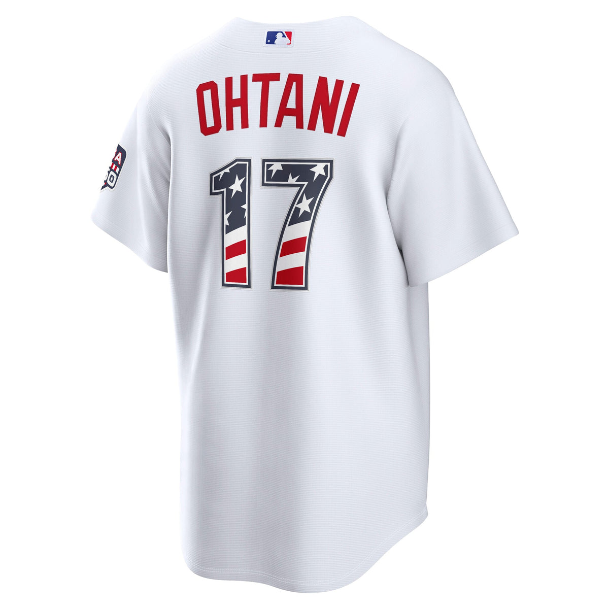 Fourth of July Men's Los Angeles Dodgers Shohei Ohtani Nike White USA 250 Stadium Jersey - 4