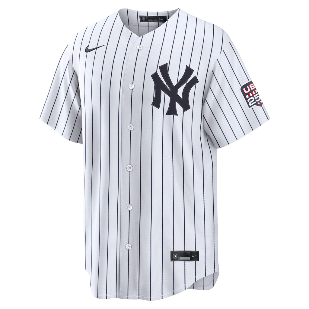 Fourth of July Men's New York Yankees Aaron Judge Nike White USA 250 Stadium Jersey - 3