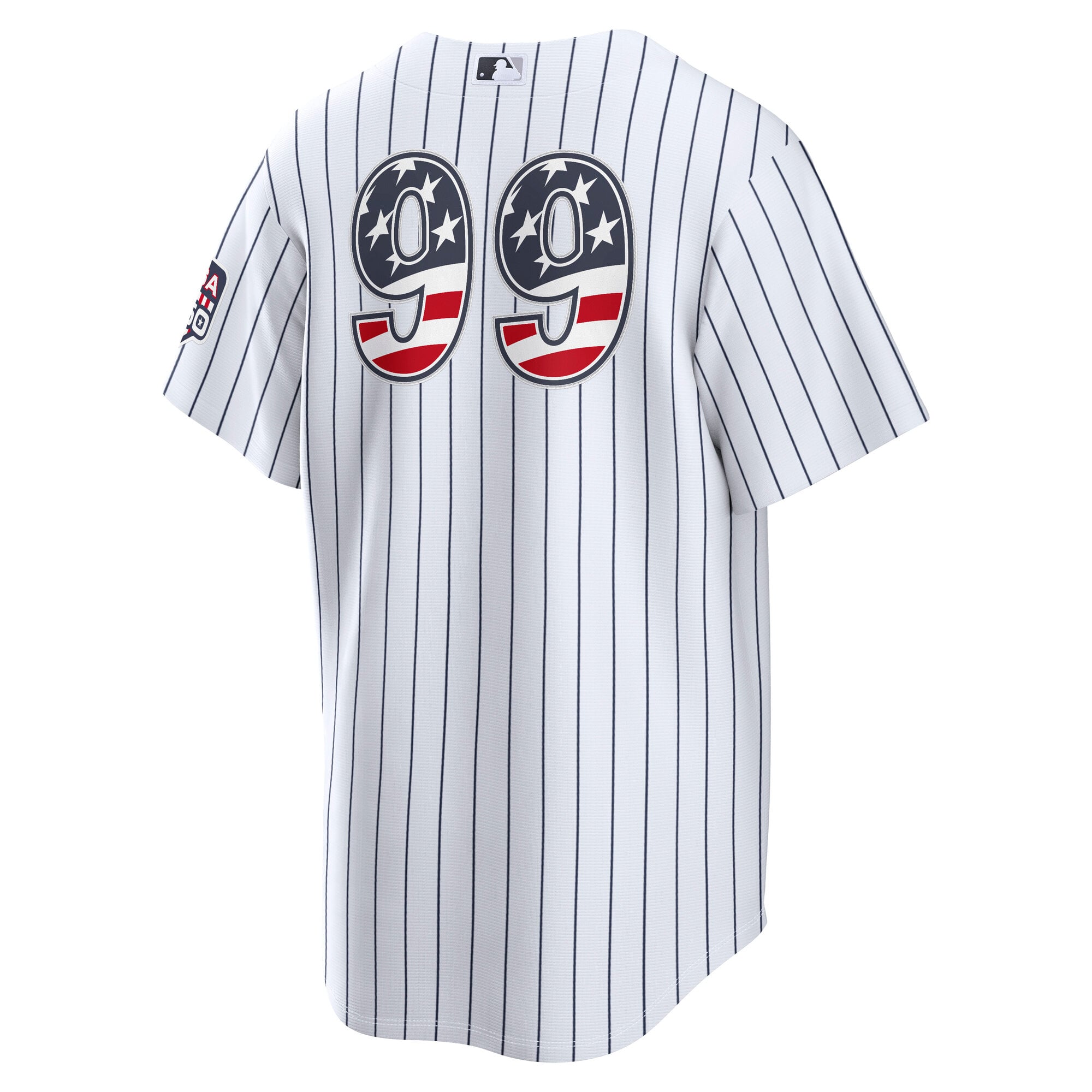 Fourth of July Men's New York Yankees Aaron Judge Nike White USA 250 Stadium Jersey - 4