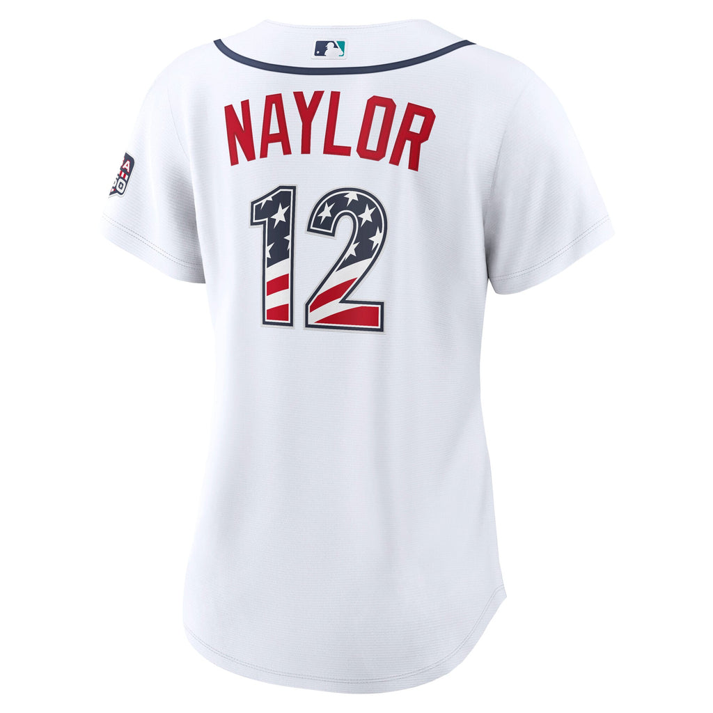 Fourth of July Women's Seattle Mariners Josh Naylor Nike White USA 250 Stadium Jersey - 4