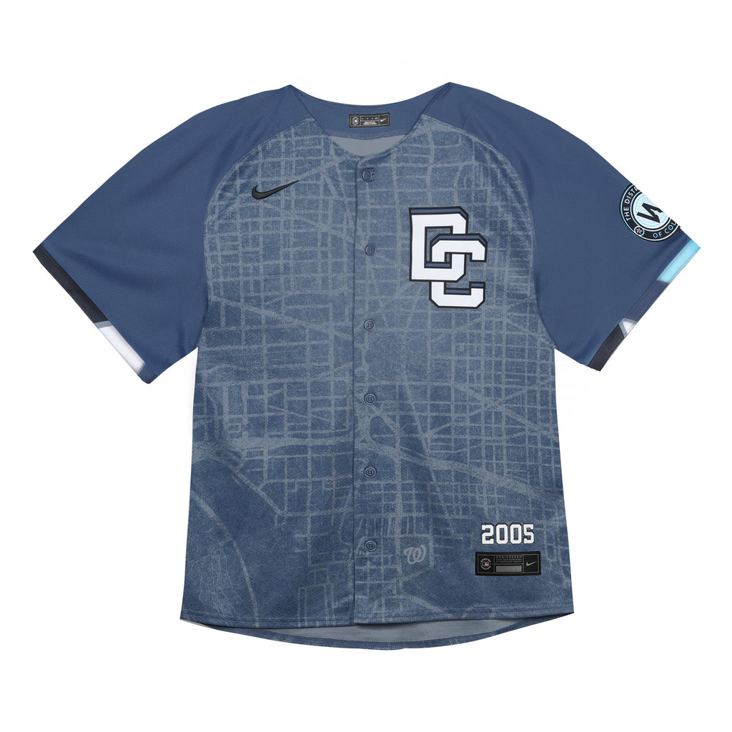 Infant Washington Nationals CJ Abrams Nike Blue City Connect 2025 Limited Jersey - 3