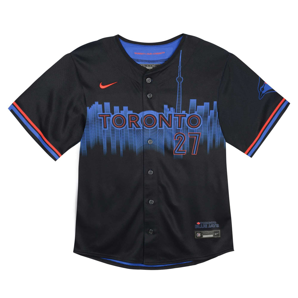 Infant Toronto Blue Jays Vladimir Guerrero Jr. Nike Navy 2024 City Connect Limited Player Jersey - 3