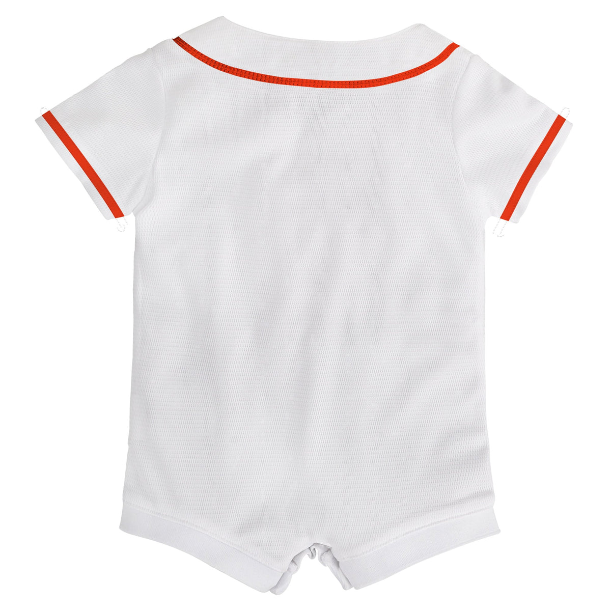Infant Houston Astros Nike White Home Replica Romper Jersey - 4