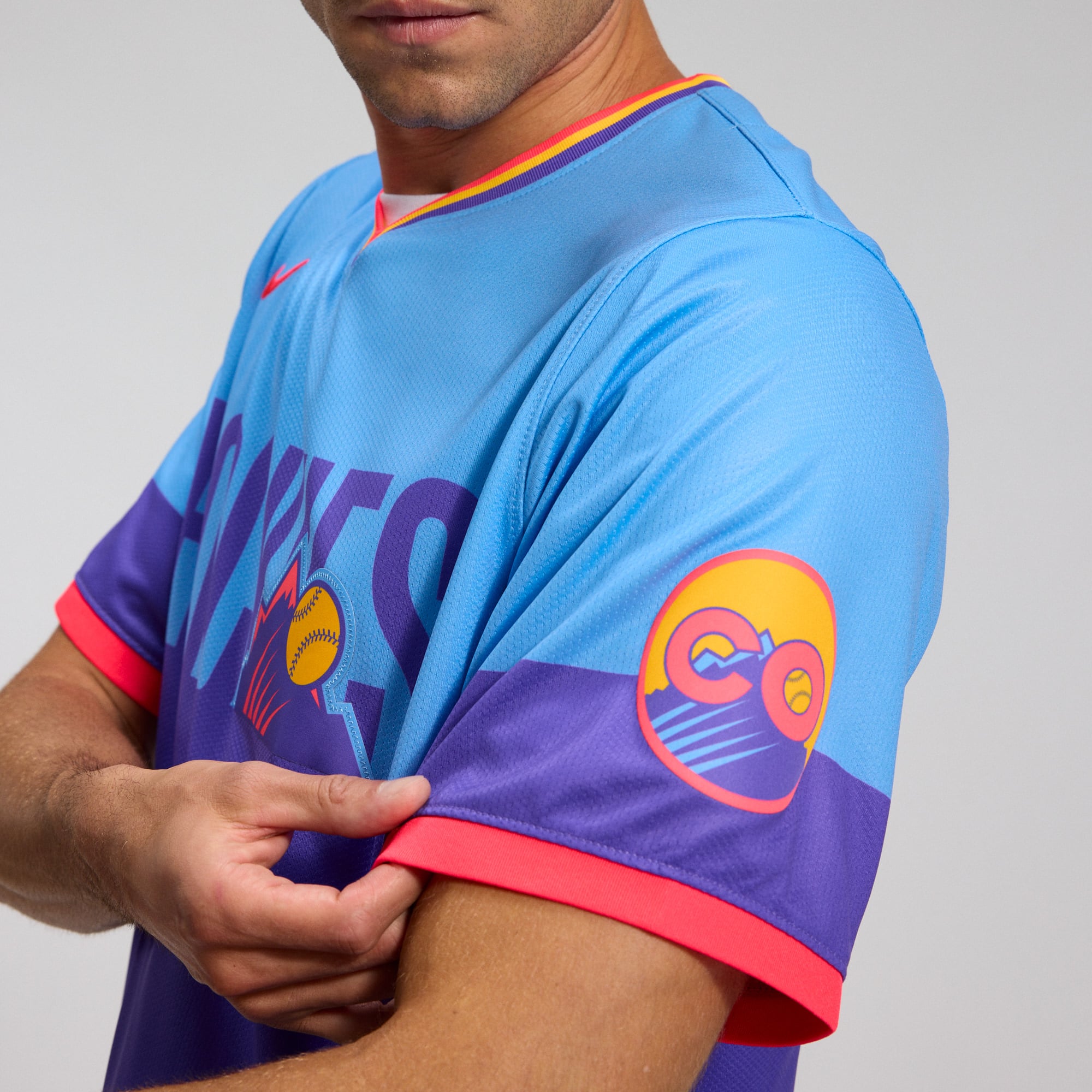 Men's Colorado Rockies Nike Purple/Light Blue 2025 City Connect Limited Jersey - 9