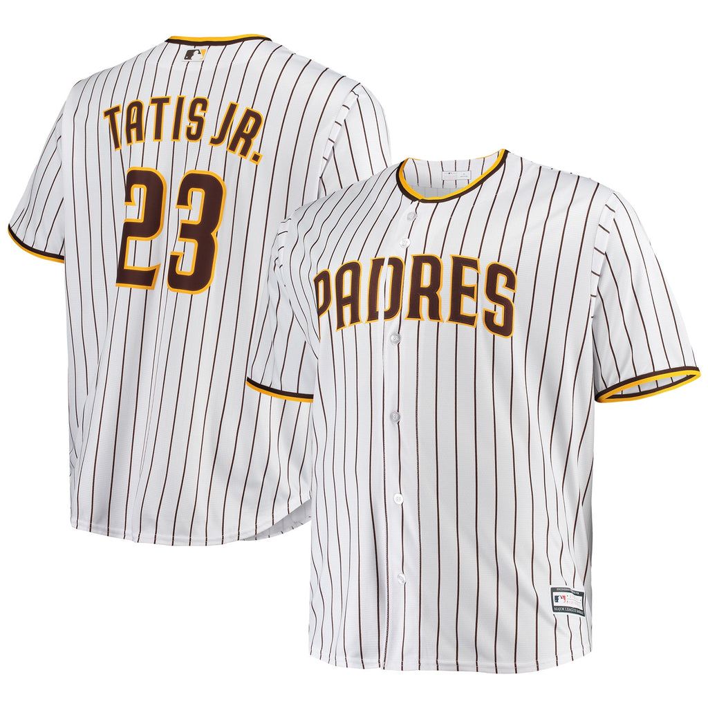 Men's San Diego Padres Fernando Tatis Jr. White Big & Tall Replica Player Jersey - 2