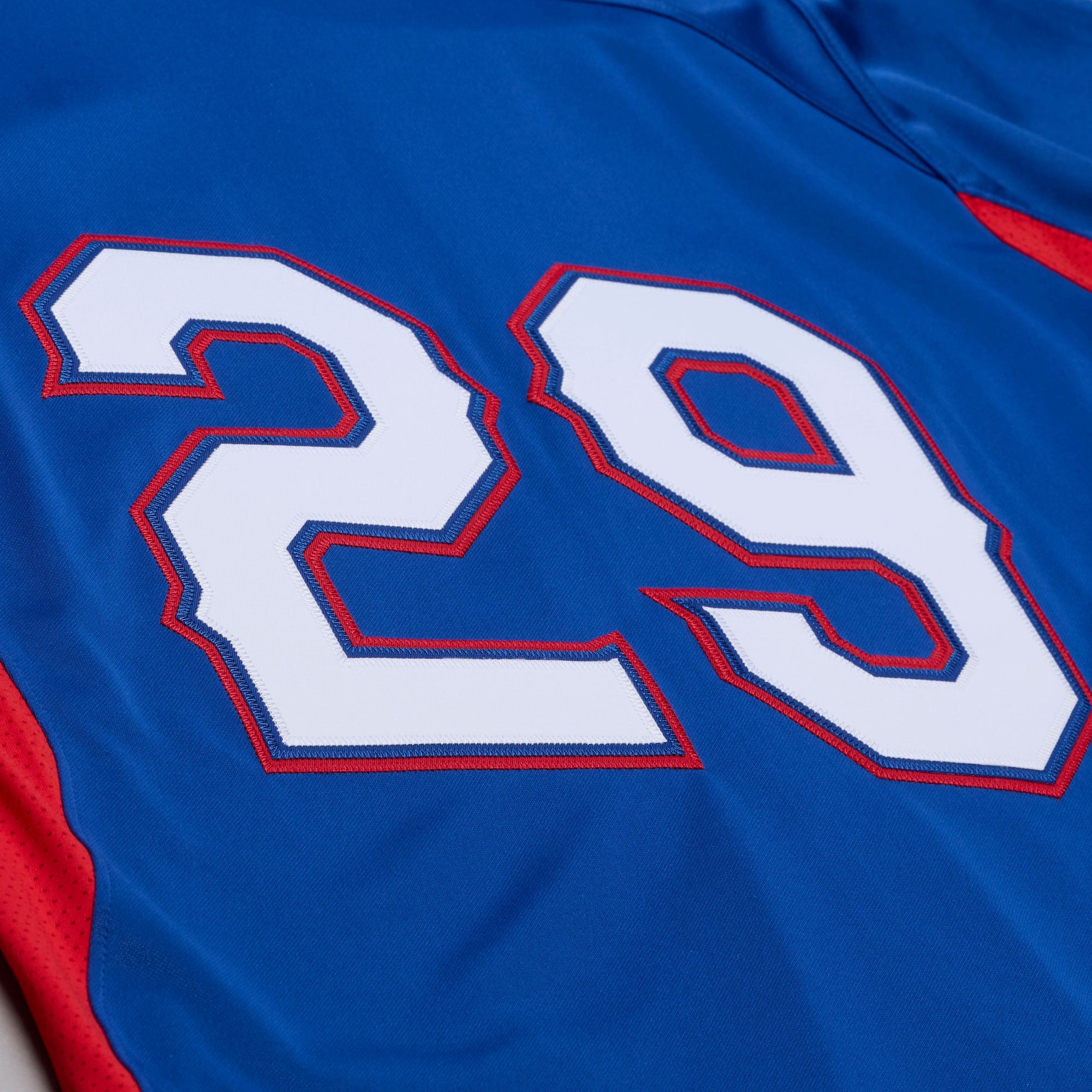 Men's Texas Rangers Adrian Beltre Mitchell & Ness Royal Cooperstown Mesh Batting Practice Button-Up Jersey - 7