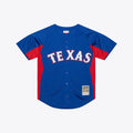 Men's Texas Rangers Adrian Beltre Mitchell & Ness Royal Cooperstown Mesh Batting Practice Button-Up Jersey