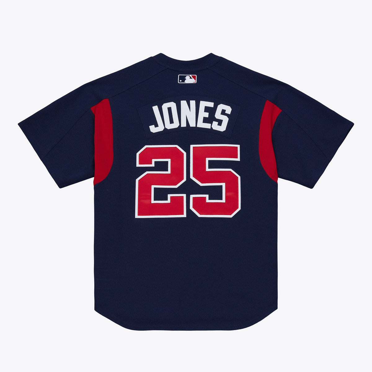 Men's Atlanta Braves Andruw Jones Mitchell & Ness Navy Authentic Batting Practice Jersey - 3