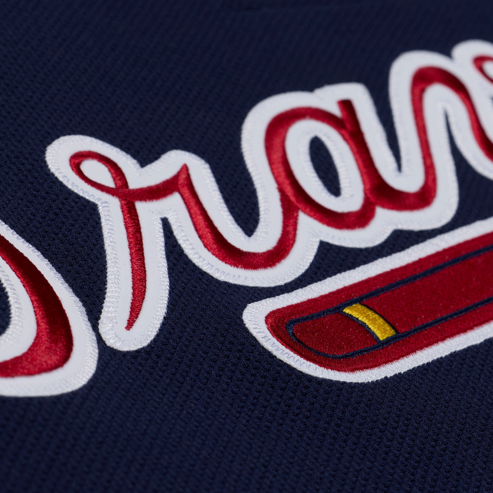 Men's Atlanta Braves Andruw Jones Mitchell & Ness Navy Authentic Batting Practice Jersey - 7
