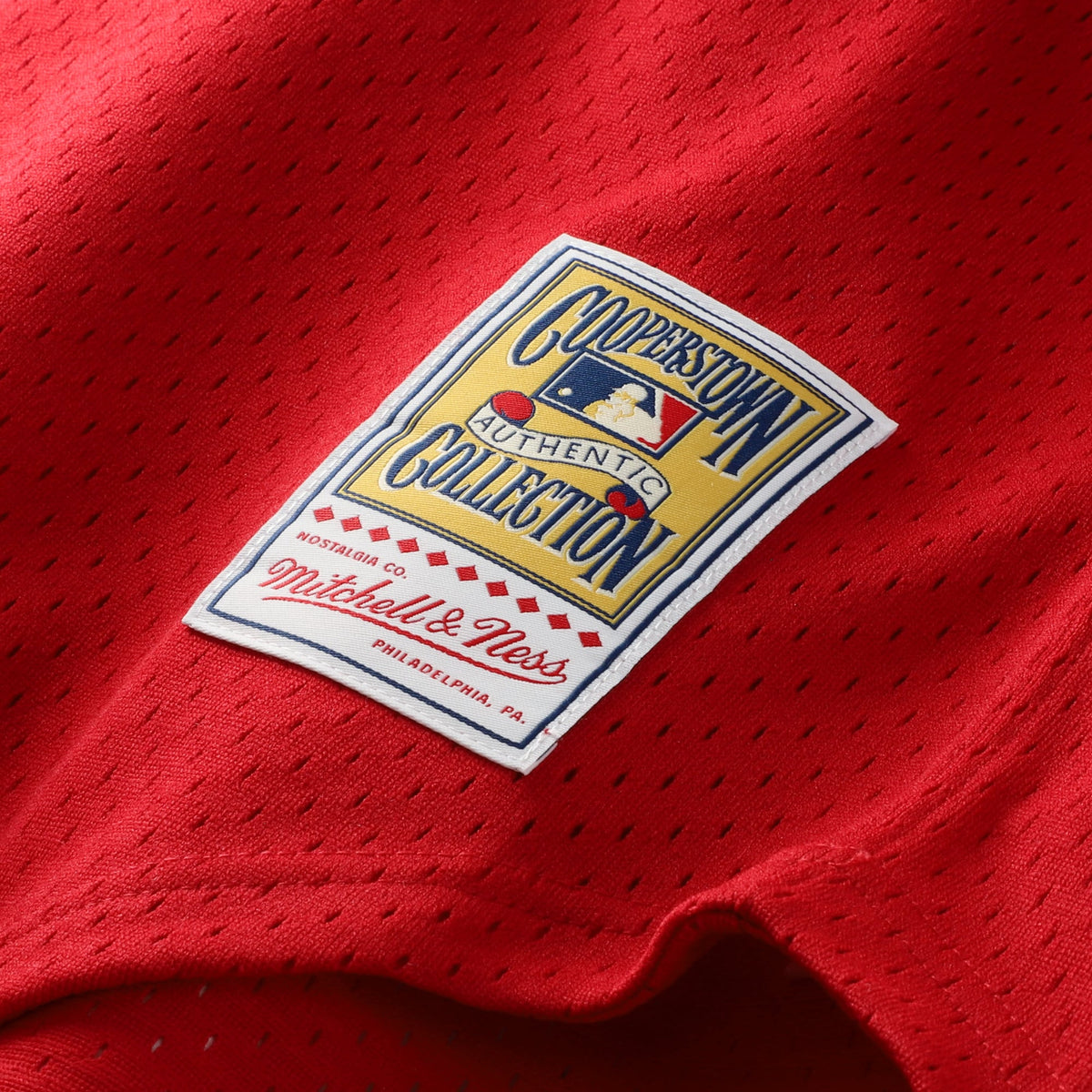 Men's Cincinnati Reds Barry Larkin Mitchell & Ness Red Authentic Batting Practice Jersey - 8