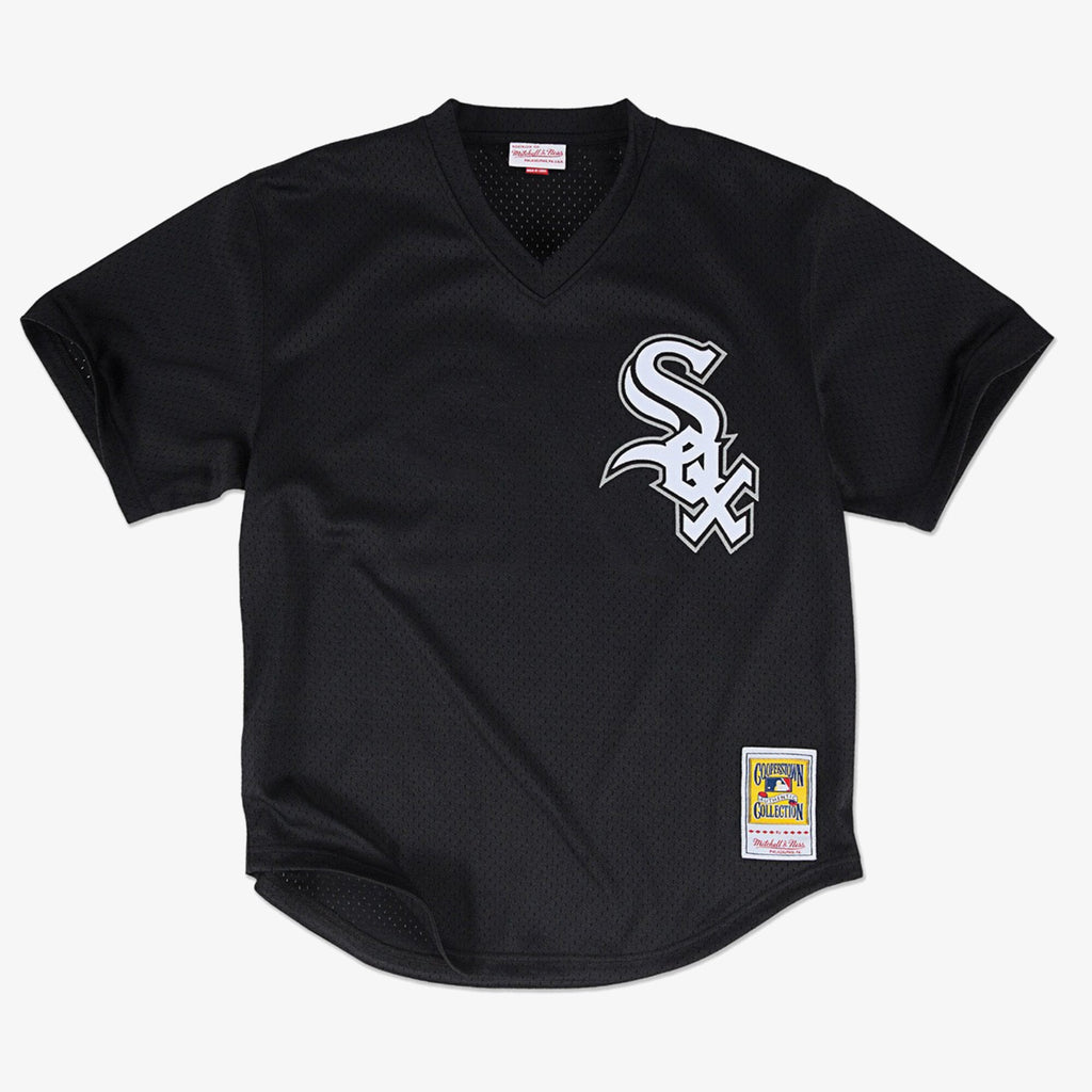 Men's Chicago White Sox Bo Jackson Mitchell & Ness Black Authentic Batting Practice Jersey