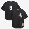 Men's Chicago White Sox Bo Jackson Mitchell & Ness Black Cooperstown Collection Big & Tall Mesh Batting Practice Jersey