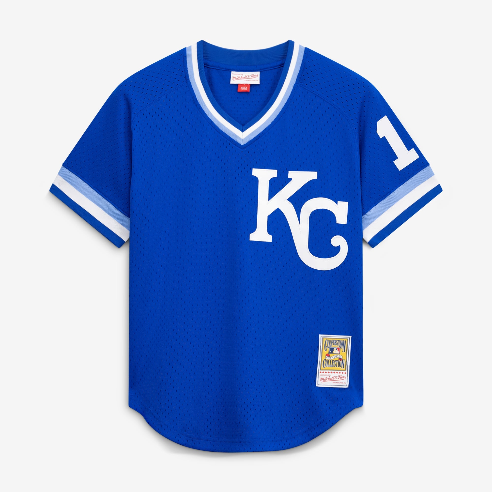 Men's Kansas City Royals Bo Jackson Mitchell & Ness Royal Authentic Batting Practice Jersey - 3