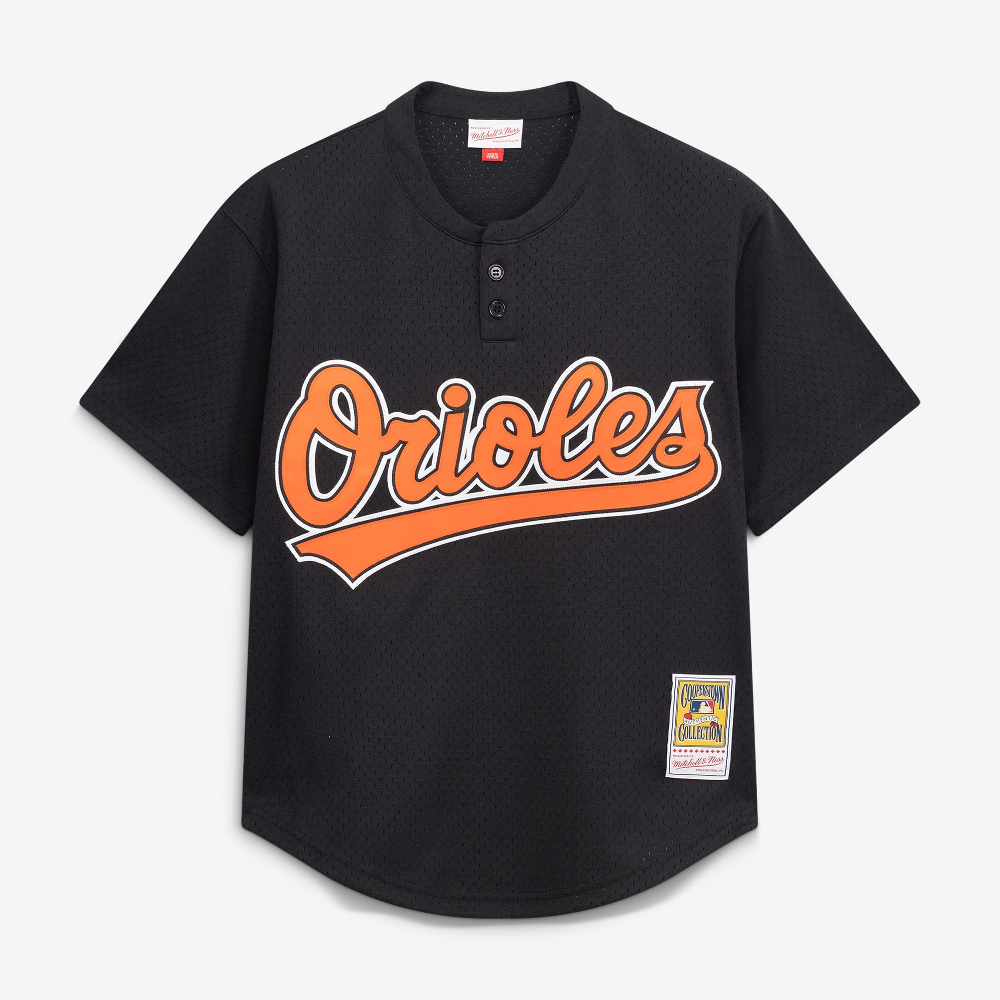 Men's Baltimore Orioles Cal Ripken Jr. Mitchell & Ness Black Authentic Batting Practice Jersey - 3