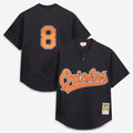 Men's Baltimore Orioles Cal Ripken Jr. Mitchell & Ness Black Authentic Batting Practice Jersey