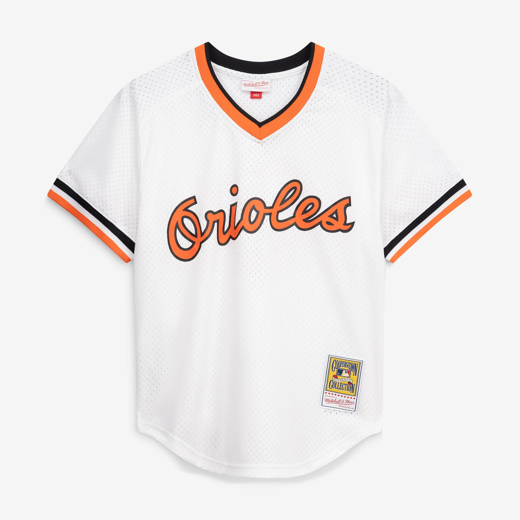 Men's Baltimore Orioles Cal Ripken Jr. Mitchell & Ness White Authentic Batting Practice Jersey - 3