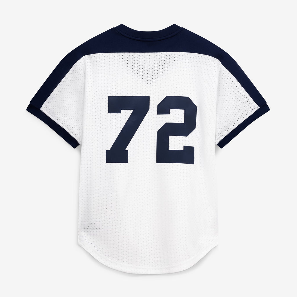Men's Chicago White Sox Carlton Fisk Mitchell & Ness White Authentic Batting Practice Jersey - 4