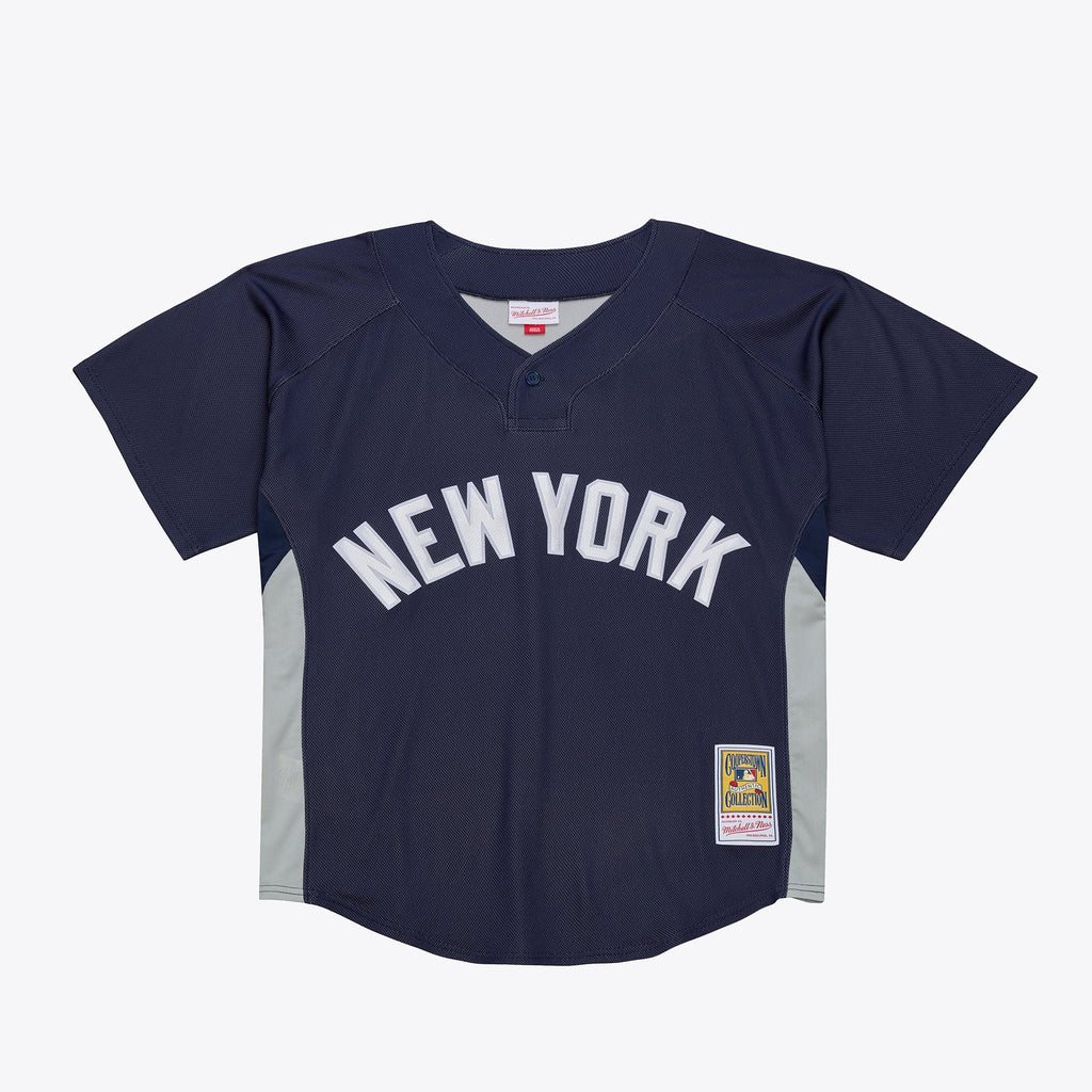 Men's New York Yankees CC Sabathia Mitchell & Ness Navy 2009 Authentic Batting Practice Jersey