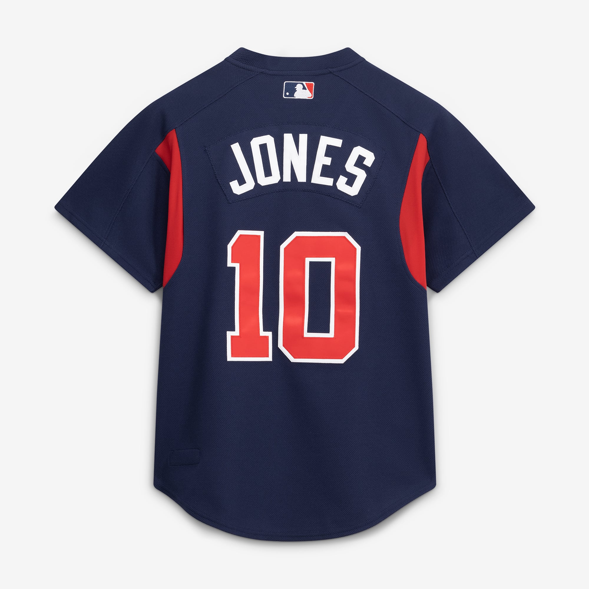 Men's Atlanta Braves Chipper Jones Mitchell & Ness Navy Authentic Batting Practice Jersey - 4