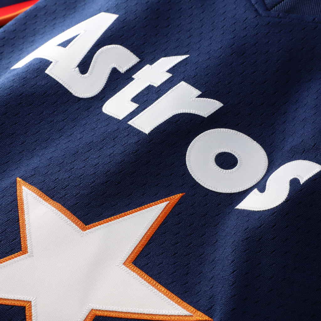 Men's Houston Astros Craig Biggio Mitchell & Ness Navy Authentic Batting Practice Jersey - 5