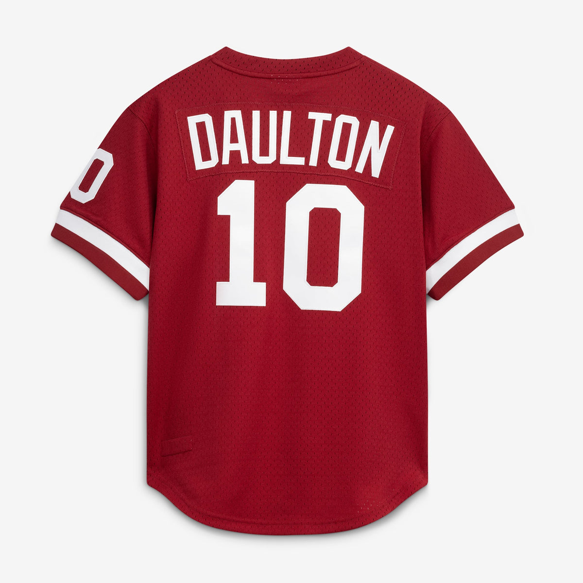 Men's Philadelphia Phillies Darren Daulton Mitchell & Ness Scarlet Authentic Batting Practice Jersey - 4