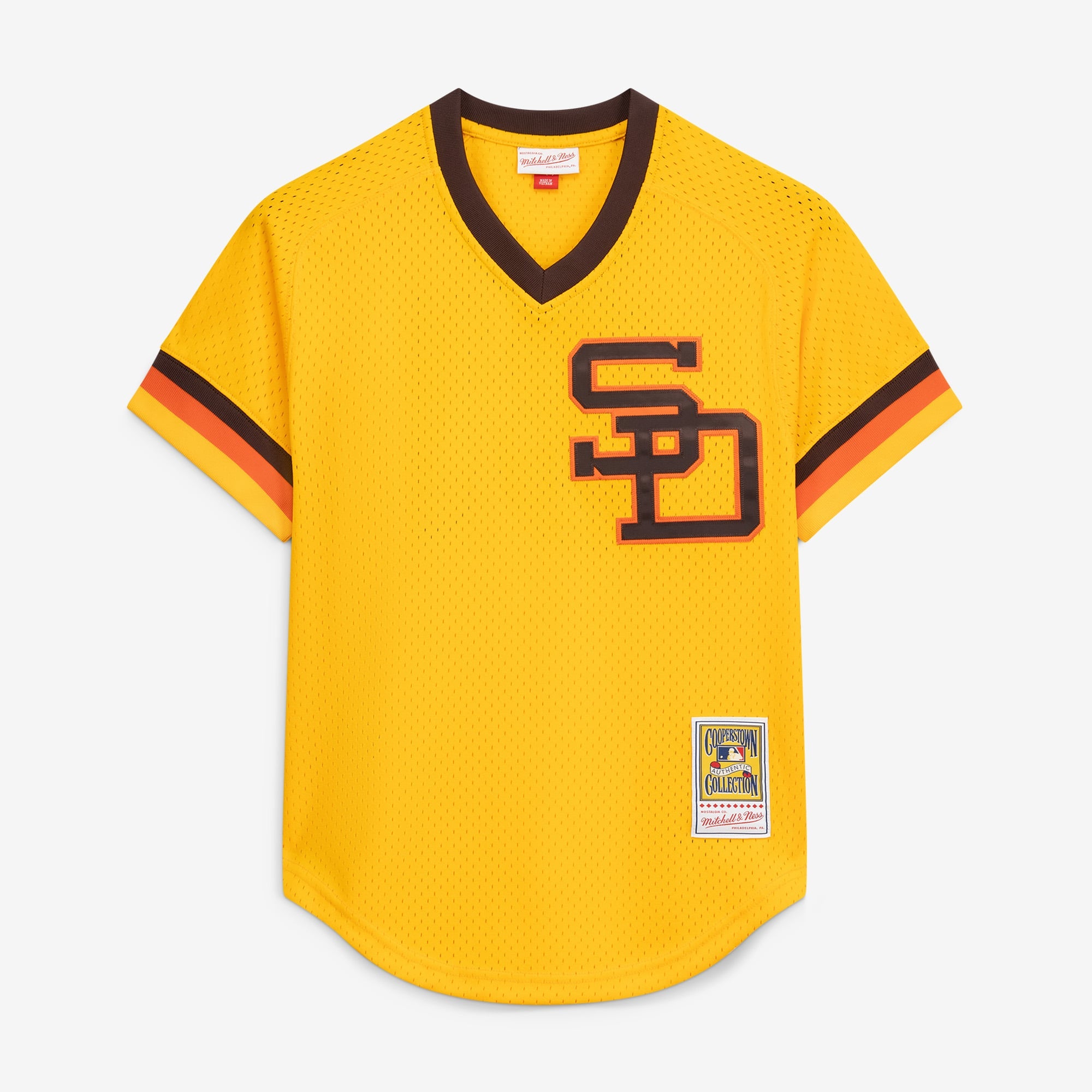 Men's San Diego Padres Dave Winfield Mitchell & Ness Gold Authentic Batting Practice Jersey - 3