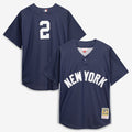 Men's New York Yankees Derek Jeter Mitchell & Ness Navy Authentic Batting Practice Jersey