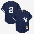 Men's New York Yankees Derek Jeter Mitchell & Ness Navy Authentic Batting Practice Jersey