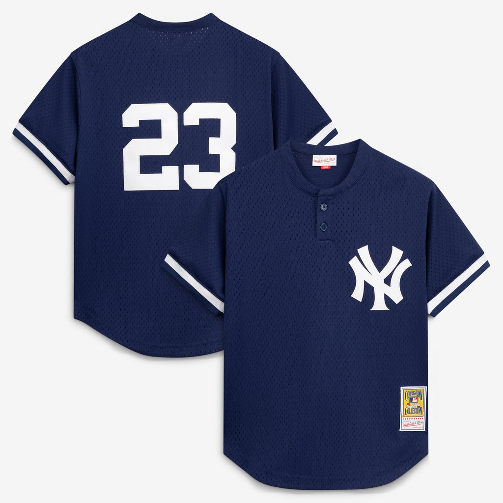 Men's New York Yankees Don Mattingly Mitchell & Ness Navy Authentic Batting Practice Jersey - 2